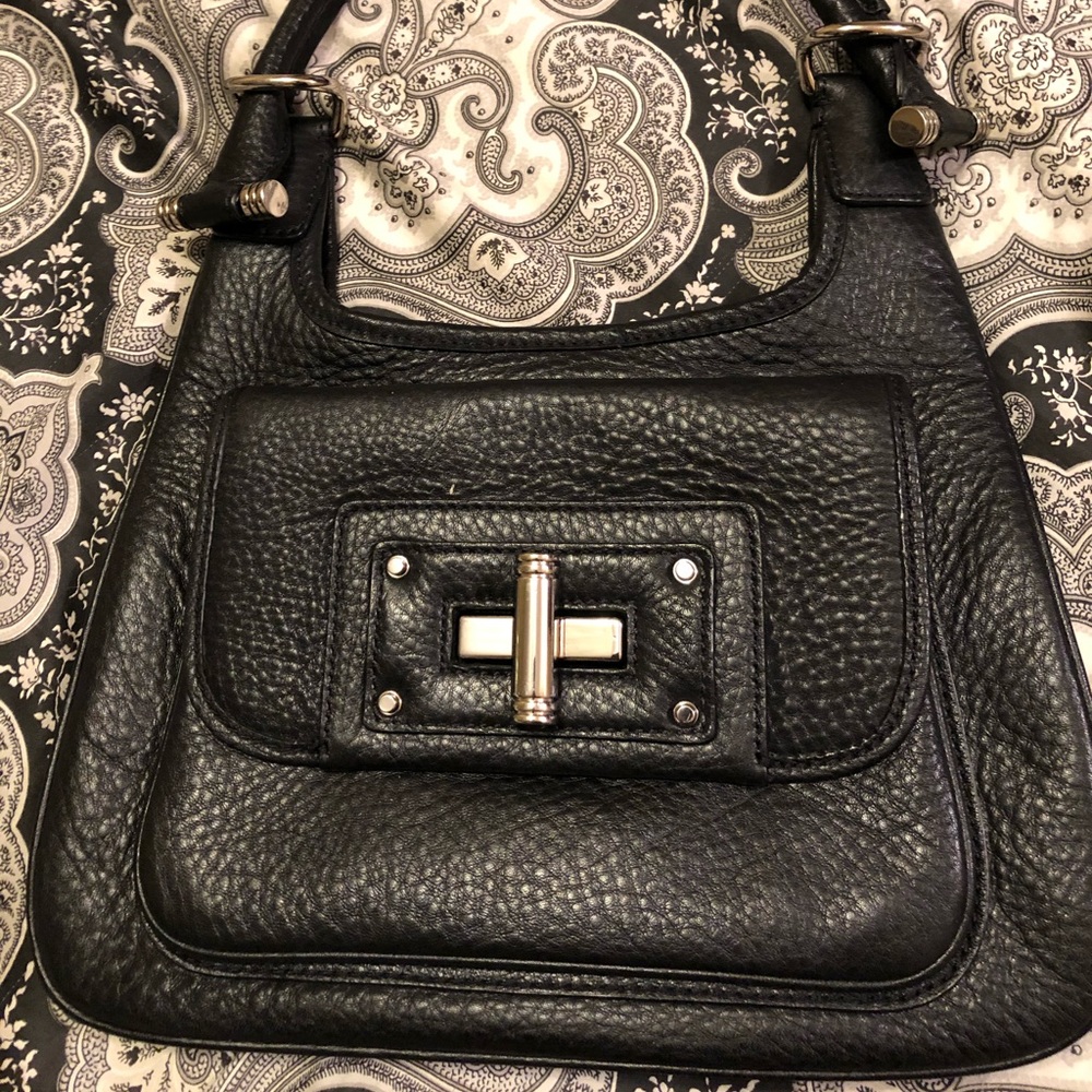 Banana Republic black shoulder purse